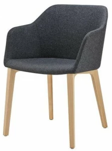 Brunner Стул с обивкой и подлокотниками Fina