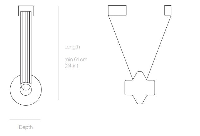 Алюминиевый и стеклянный светодиодный подвесной светильник Darmes Etat-des-Lieux ARCH-00001683 - Вид №8