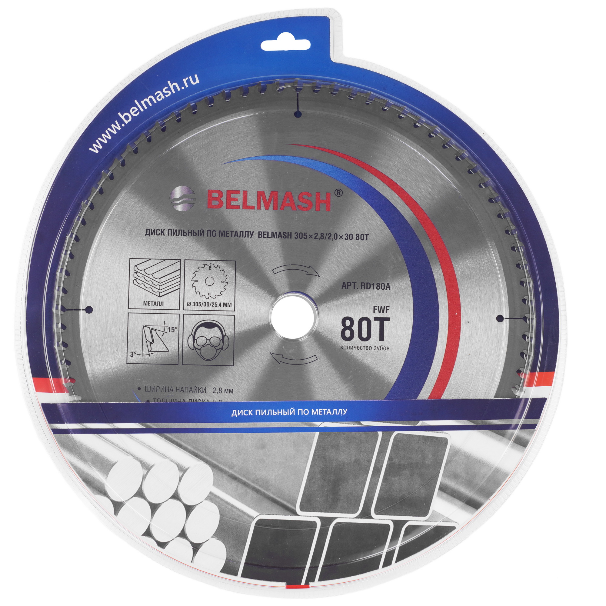 Диск пильный BELMASH RD180A 9153366 STDN-0106366