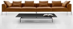 B&B Italia Секционный кожаный диван Michel