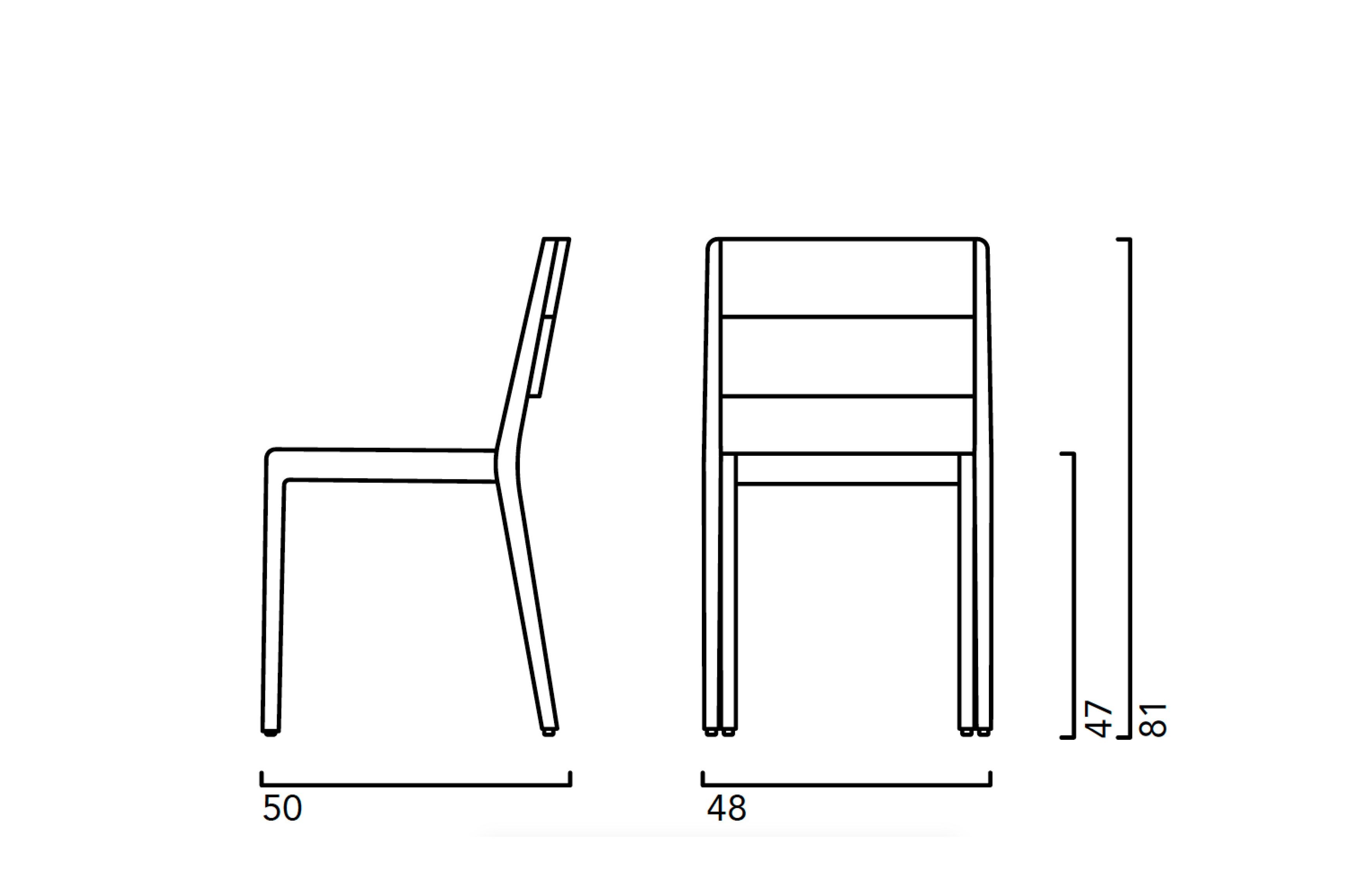 Штабелируемый стул из массива дерева Crassevig ARCH-00123836 - Вид №2