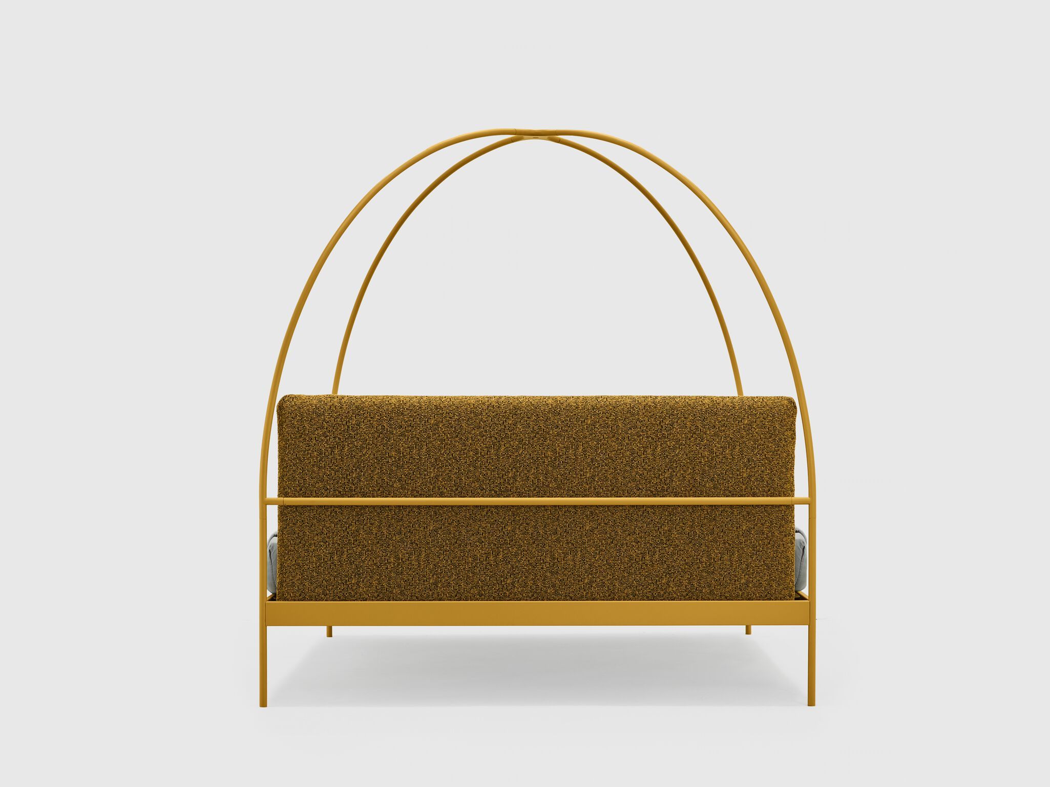 Двуспальная кровать из кованого железа с мягким изголовьем Lispi VOLTA ARCH-00075822 - Вид №18