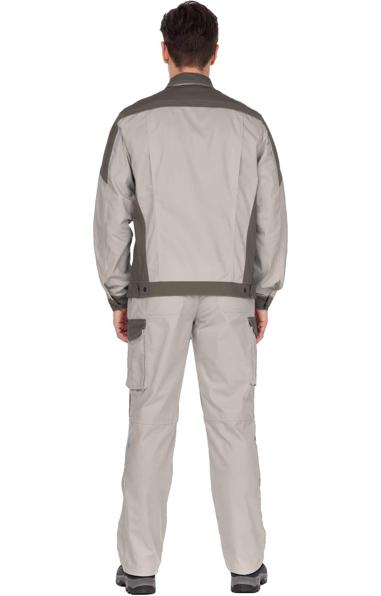 4956812 Костюм  NEW 2 серый песок с серым хаки STATUS  Летняя спецодежда  размер 48-50/170-176  - Вид №8