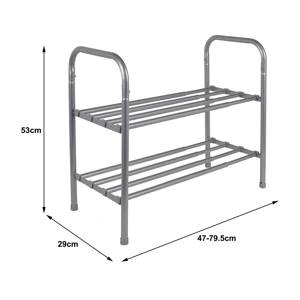Подставка для обуви 79.5x29x53 см сталь цвет серый Santreyd STLM-2013030 - Вид №4