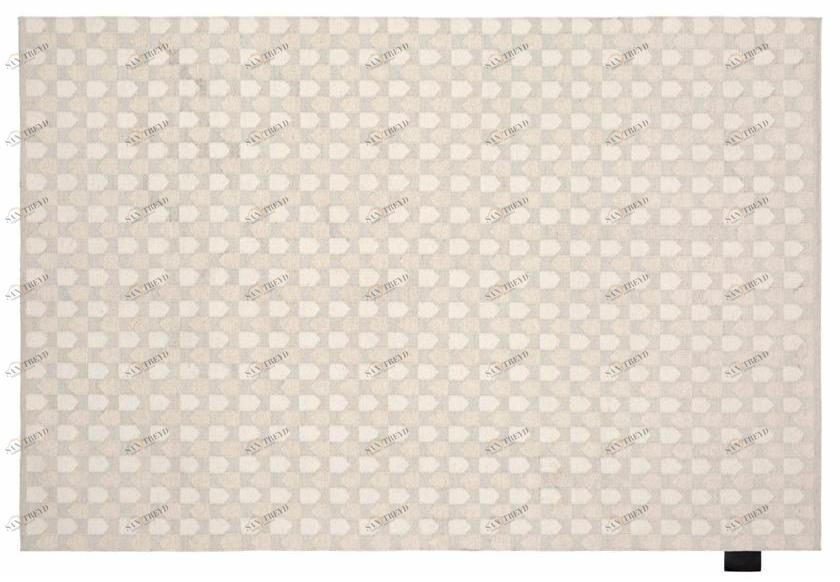 ASPLUND Прямоугольный шерстяной коврик ручной работы с рисунком sun-id-1346147