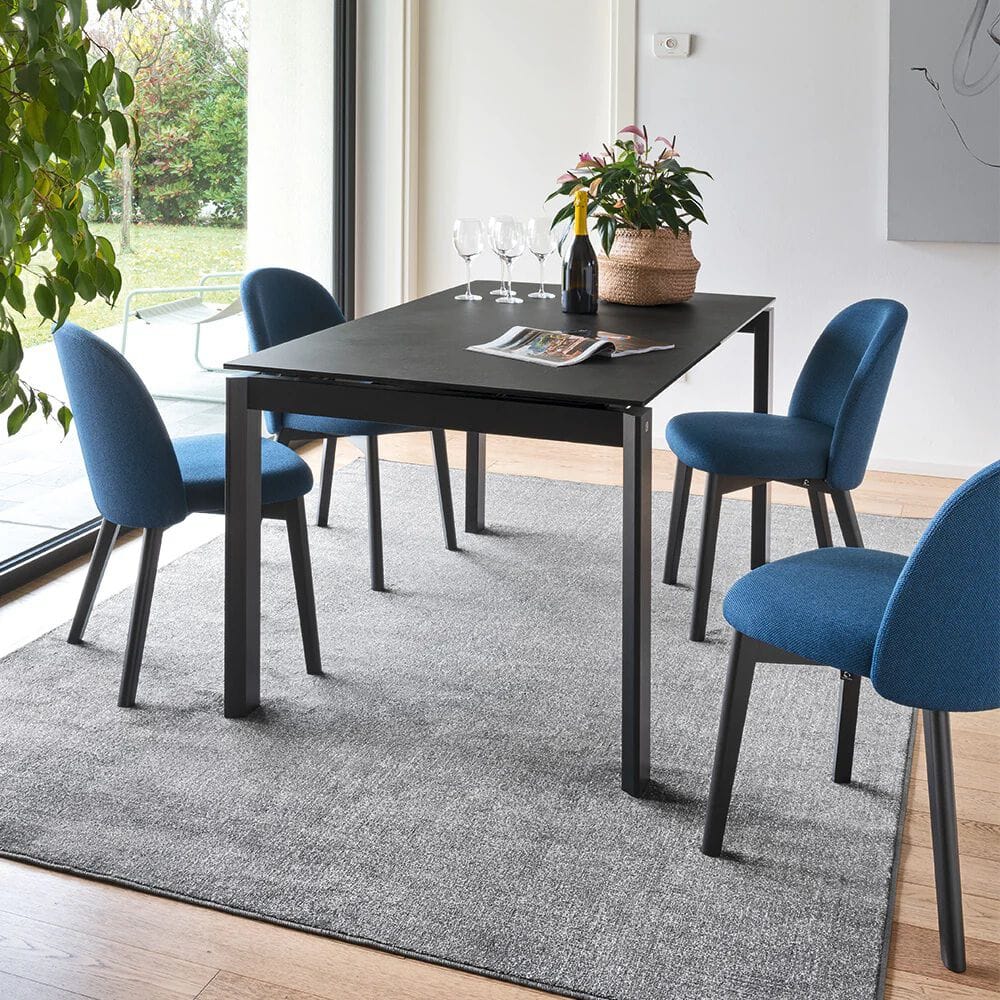 Стул из мягкой ткани с ножками из бука Connubia Тука ARCH-00015775 - Вид №2