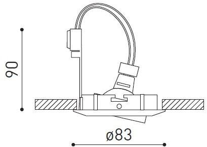 Arkoslight Регулируемый круглый встраиваемый алюминиевый точечный светильник Essentials sun-id-1412793 - Вид №2