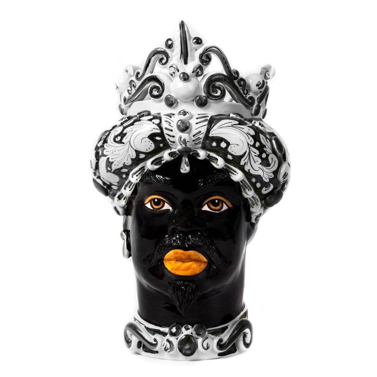 200657-90 ABHIKA ВАЗА МУЖСКАЯ МУЖСКАЯ СРЕДНЯЯ BLACK  - Вид №1