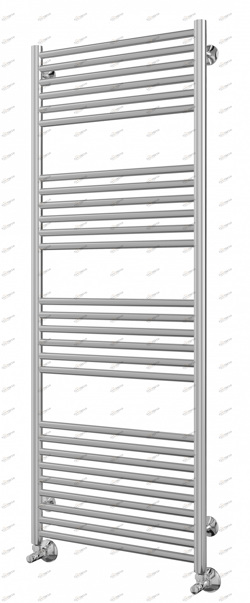 4620768886423 СТАНДАРТ Аврора П27 500х1386 (9+6+6+6) Полотенцесушитель TERMINUS RAL 9005 матовый