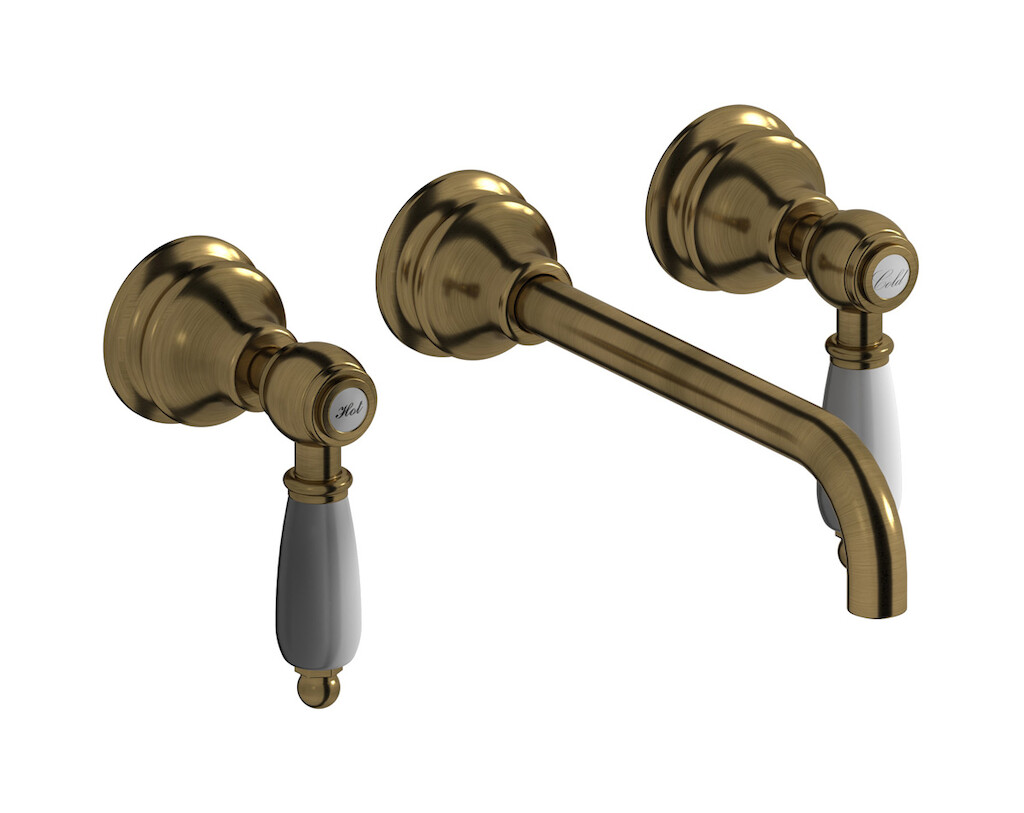 Смеситель с длинным изливом для раковины WE ARE IB hl307bb_2 Antique Bronze Hermes