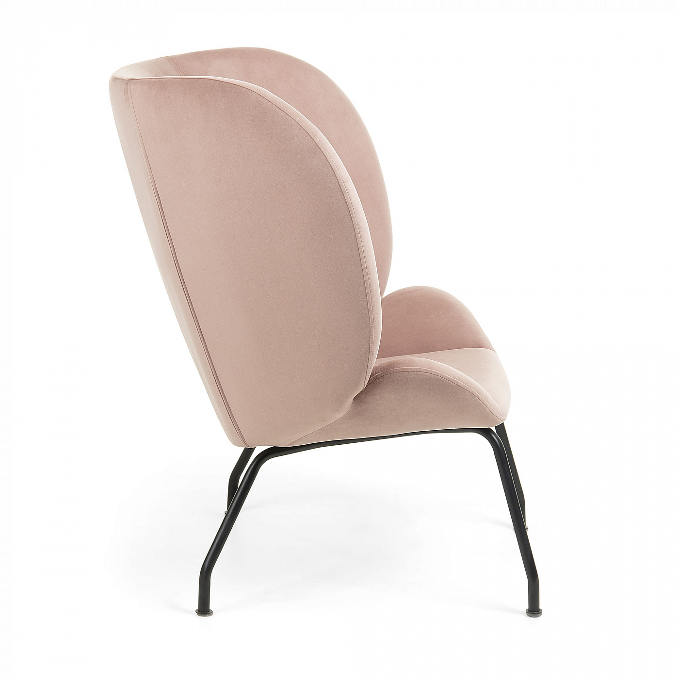 062486 Кресло Egg Vernen розовое CC0753J24 La Forma Violet - Вид №3