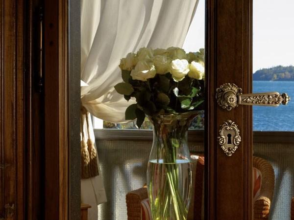 LINEA CALI' Ручка из хромированной латуни на розетке с замком Epoca sun-id-1408906 - Вид №1