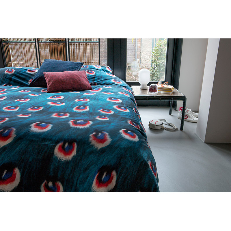 Комплект постельного белья  "Перья павлина" 200 х 220 см SNURK PEACOCKFUR200X220CM - Вид №1