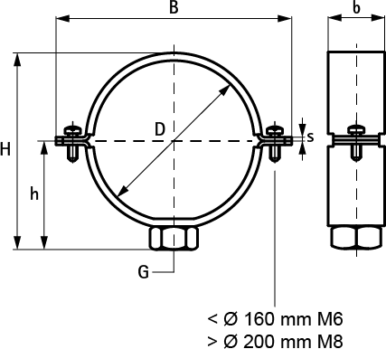4347032 BIS Хомуты 434 для PE-труб нерж. для пластмассовых труб walraven  - Вид №1