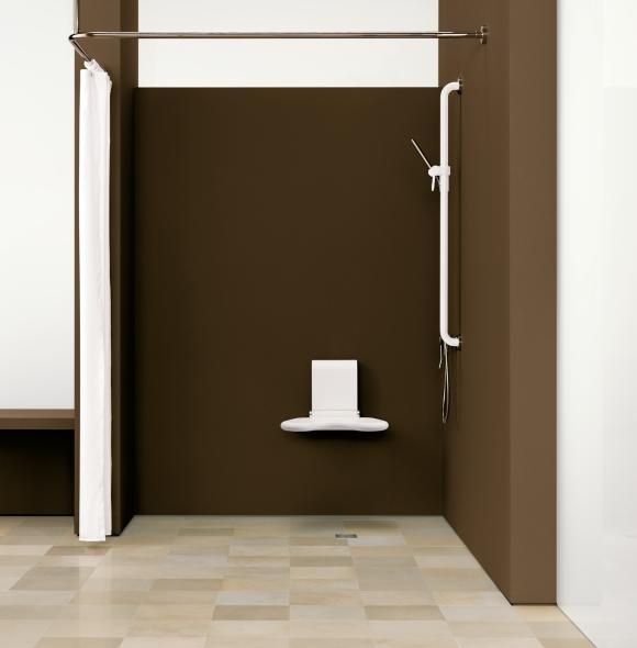 802.34.01030 Active+ занавеска для душа/кабины, специальные размеры HEWI Duschvorhänge/-stangen  - Вид №7