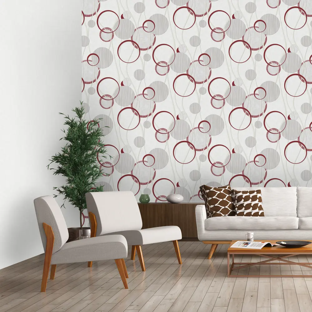 Обои флизелиновые Ornamy Eclipse белые 1.06 м 1128-03 STLM-2164759 - Вид №4