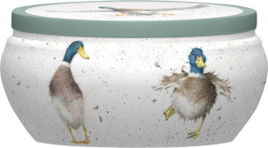 10615168 Royal Worcester Свеча в жестяной банке Royal Worcester "Забавная фауна"," Утка" 9см Воск