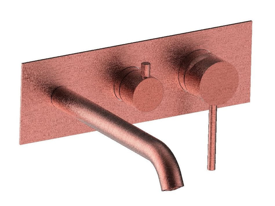 Смеситель для ванны из нержавеющей стали с переключателем Rubinetterie Frattini Pepe XL 316 ARCH-00050176