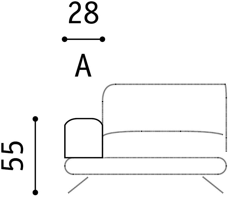 Febal Casa 3-х местный тканевый диван с подголовником Scena sun-id-1397588 - Вид №33