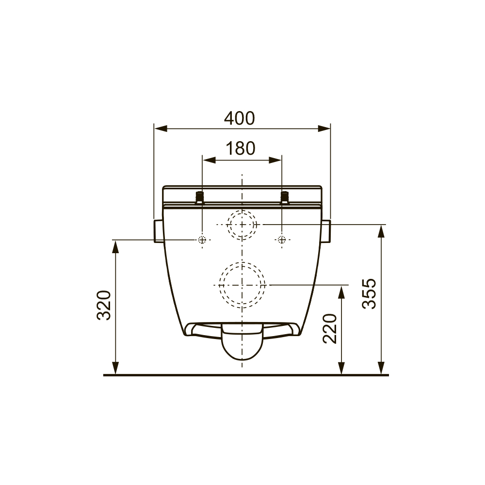 9400405.WC2 Комплекты из инсталляций, панелей смыва и унитазов one Tece  - Вид №6