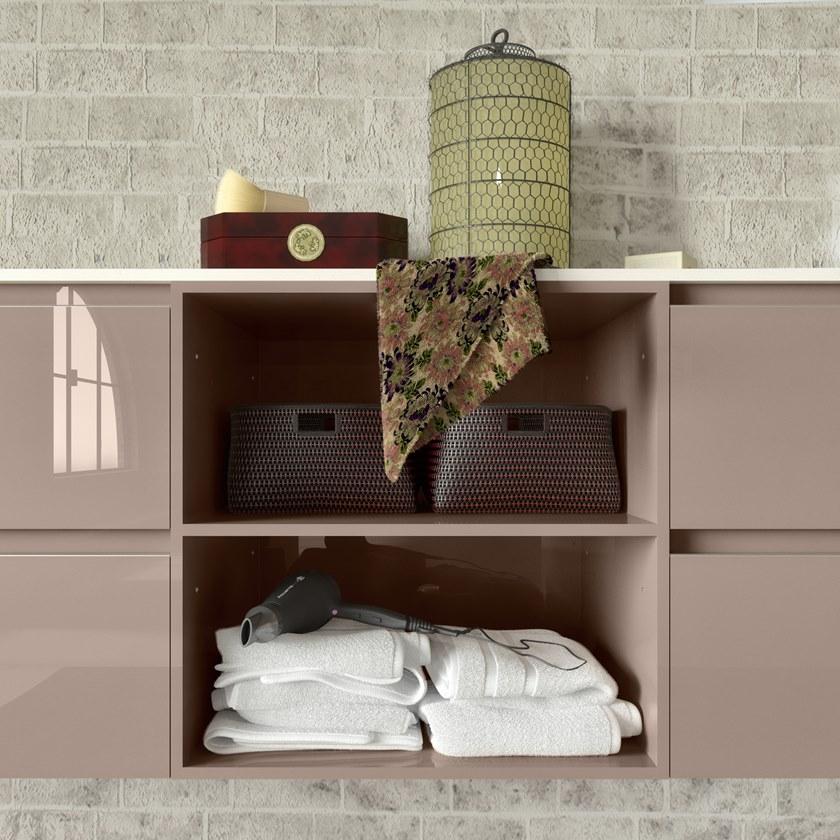 Gruppo Geromin Двойная подвесная тумба под умывальник с ящиками Change sun-id-1352602 - Вид №3