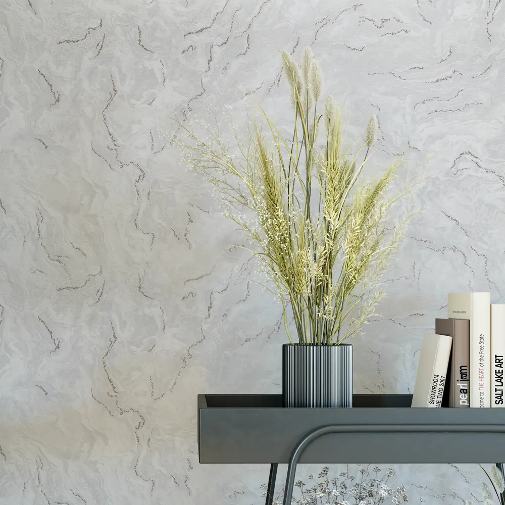 Обои Palitra Home Palazzo - бежевые флизелиновые с виниловым покрытием 87271090 STLM-0818189 - Вид №2