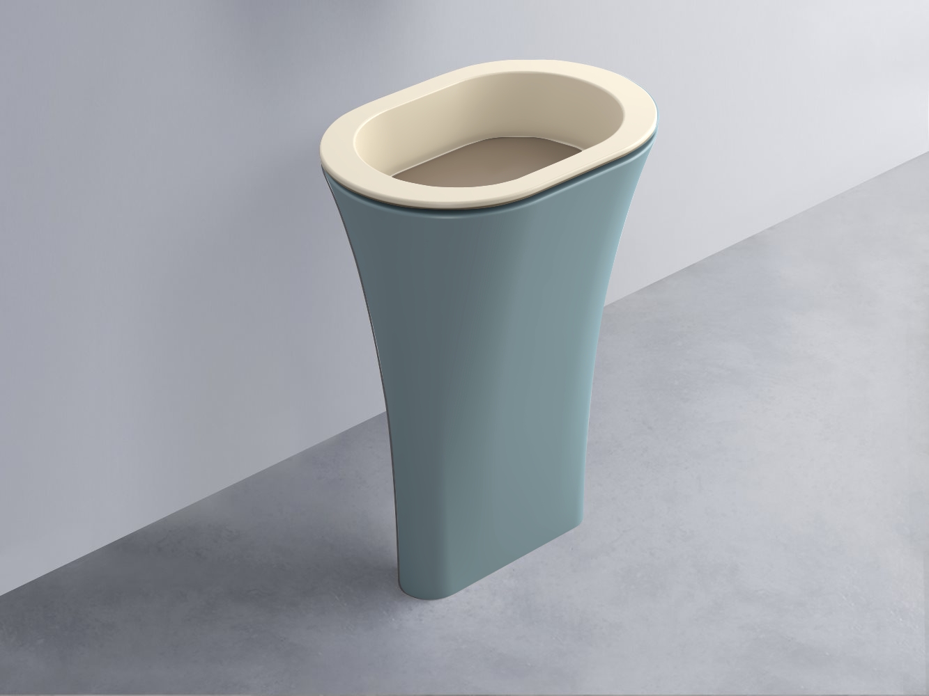 AMLA65-LN+AMPILO-AN+AMCOLO-PL Раковина Amedeo Ovale отдельностоящая cielo Enjoy + Amedeo Ceramica Cielo