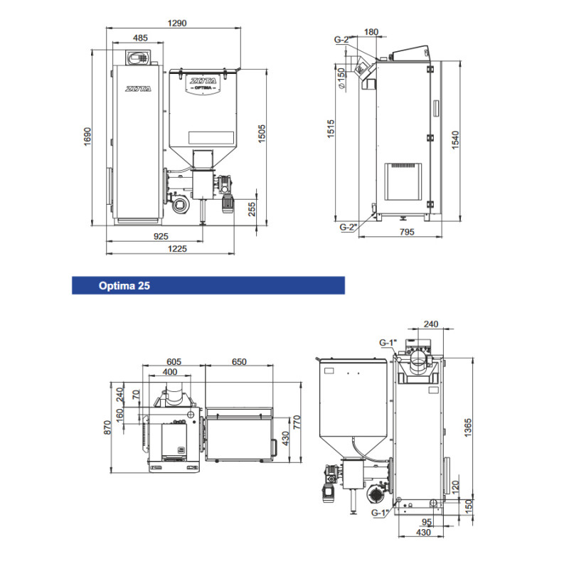 Котел отопления  Zota Optima 25 OPTIMA25 - Вид №6