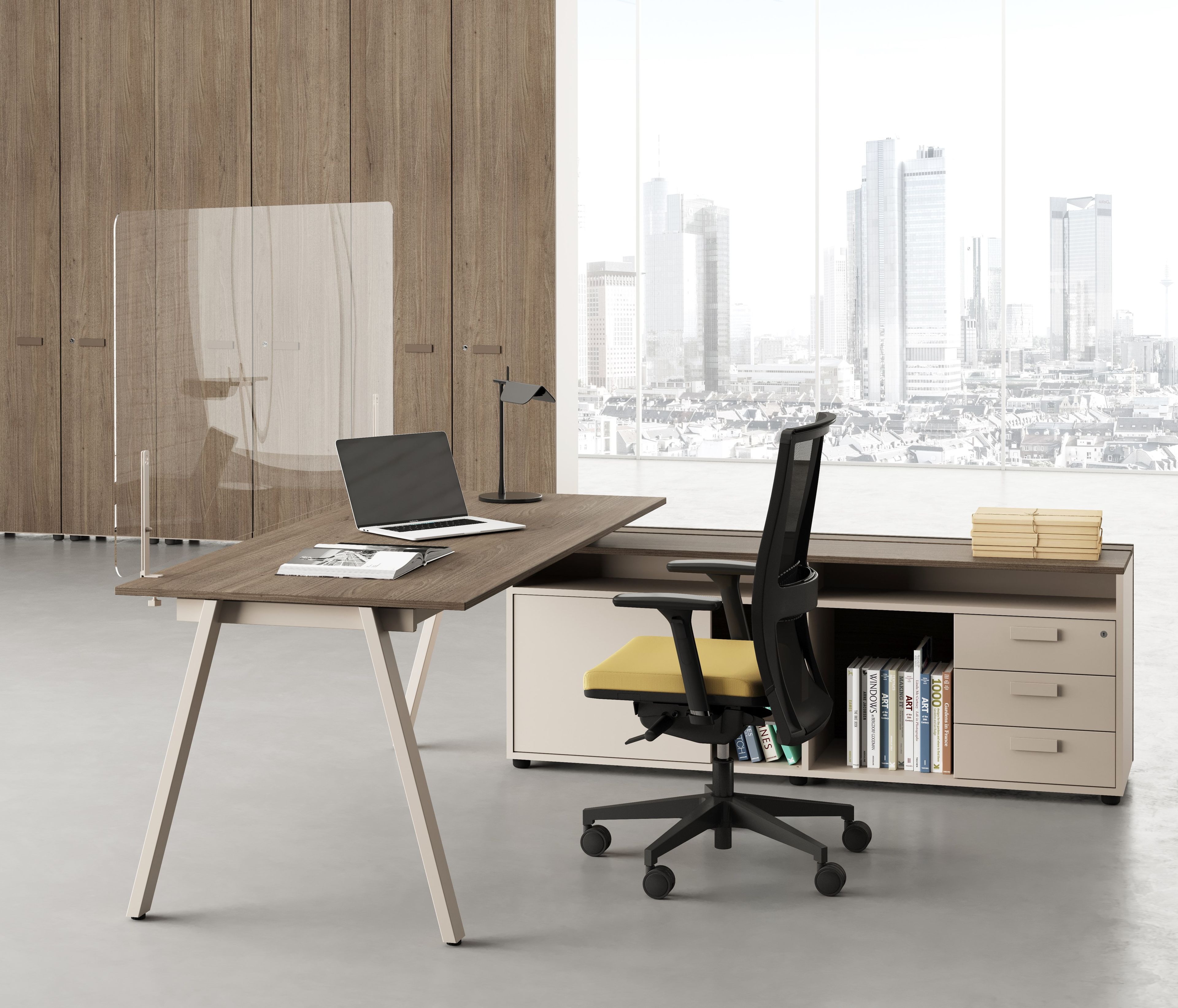 Панель перегородки из закаленного стекла Las Mobili Oyo ARCH-00081968 - Вид №2