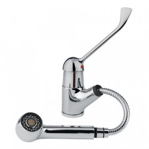 2451 Idral Кухонный смеситель, однорычажный, с выдвижным ручным душем и клиническим рычагом