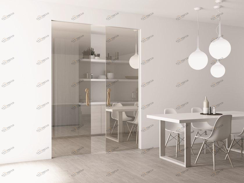 FOA Раздвижная стеклянная дверь с ручкой из ева Space sun-id-1453144