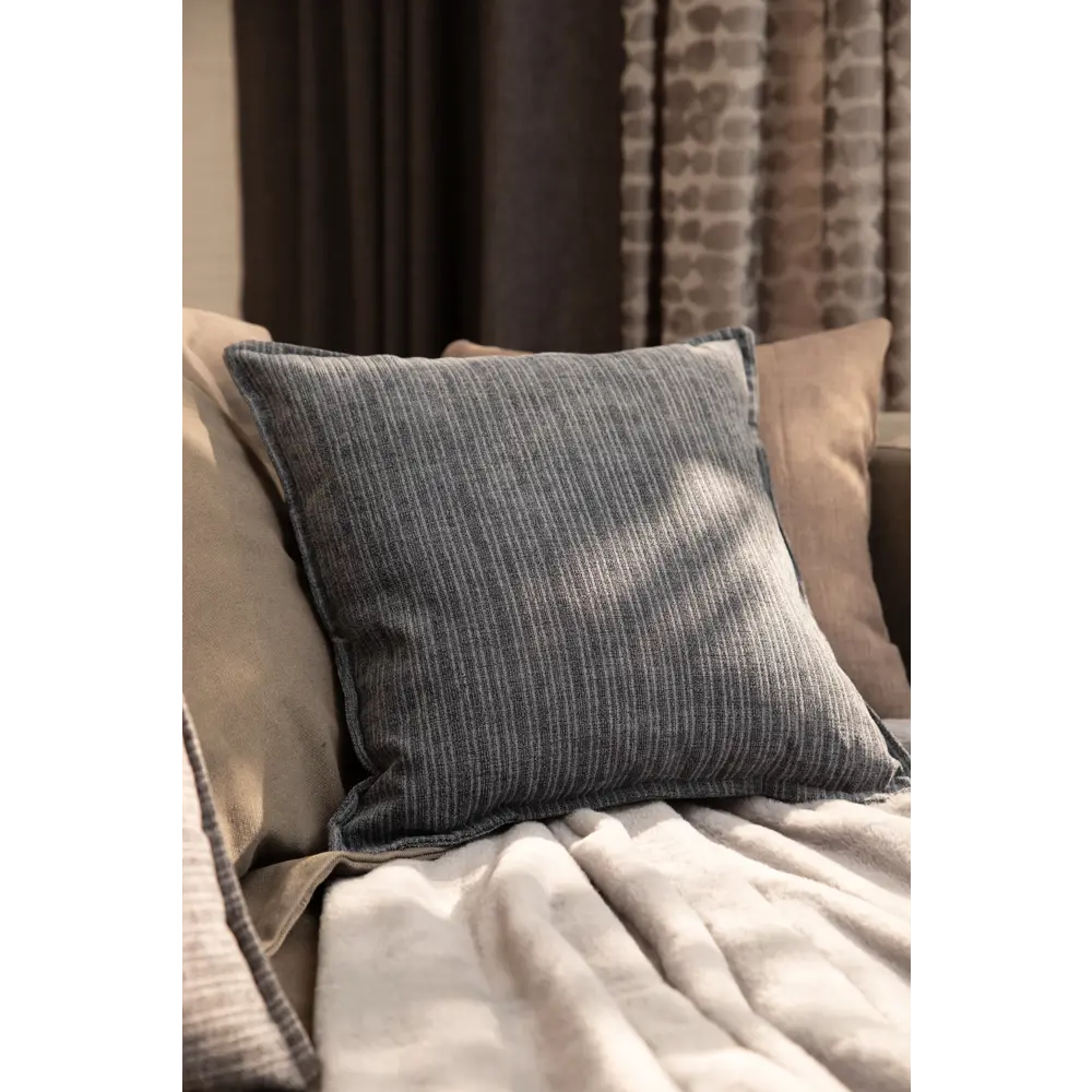 Подушка «Джини» 43x43 см цвет серый LINEN WAY STLM-2102034 - Вид №4