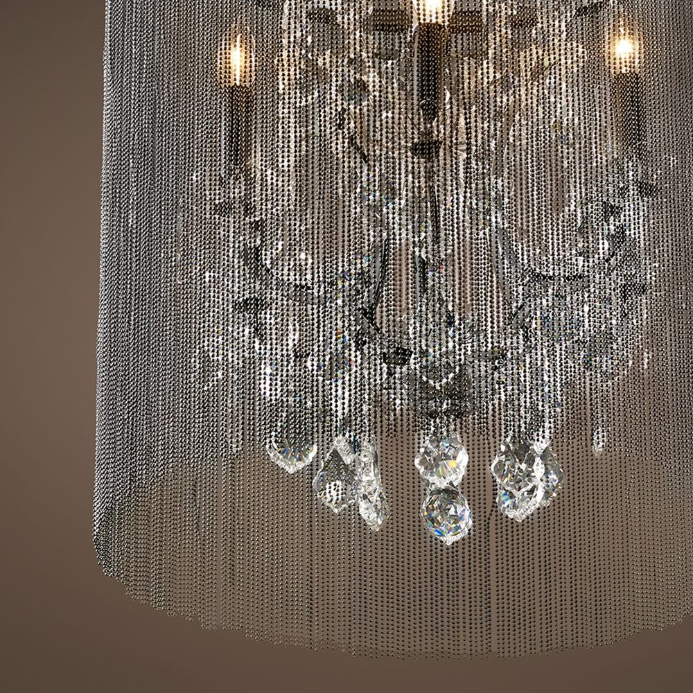 Люстра Vaille от Delight Collection никель 3005-D6 DELIGHT ДИЗАЙНЕРСКИЕ 247082 Никель  - Вид №2