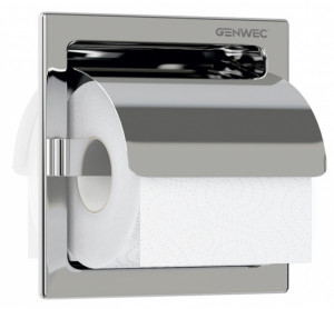 GW03 09 04 02 Genwec Утопленный держатель рулона 1 рулон из глянцевой нержавеющей стали 304