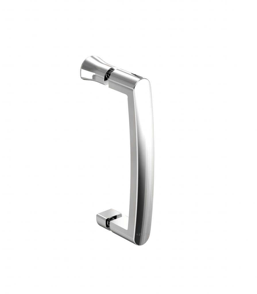 Дверь душевая для установки с боковой панелью KAB80 Merlyn MERLYN IQ Хромированный  - Вид №2