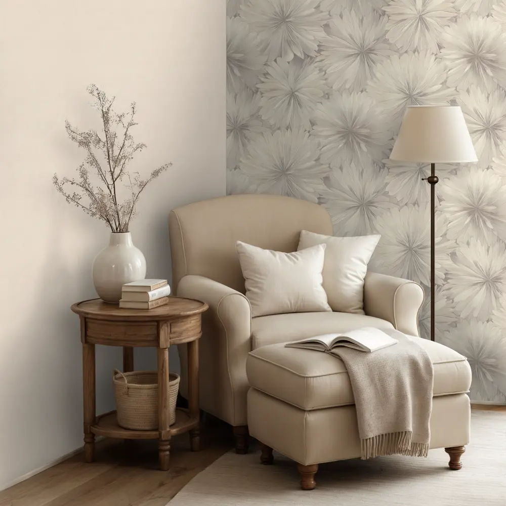 Обои флизелиновые Ornamy Florance серые 1.06 м OR8091-11 STLM-2088167 - Вид №4