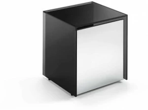 Tonelli Design Стеклянный журнальный столик / прикроватная тумбочка Gotham