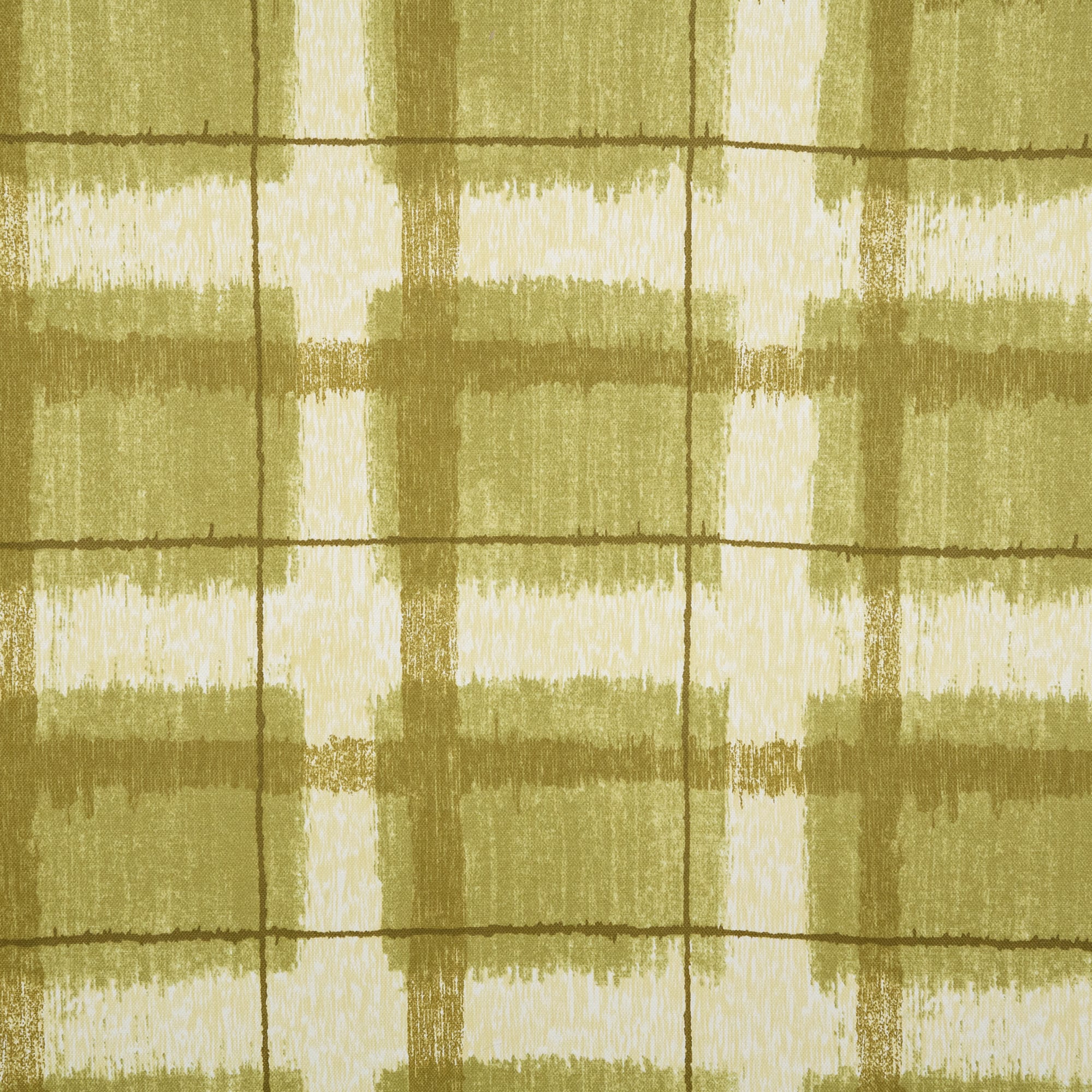 82010140 Штора на ленте «Outline», 140х180 см, клетка, цвет фисташковый Santreyd  - Вид №1