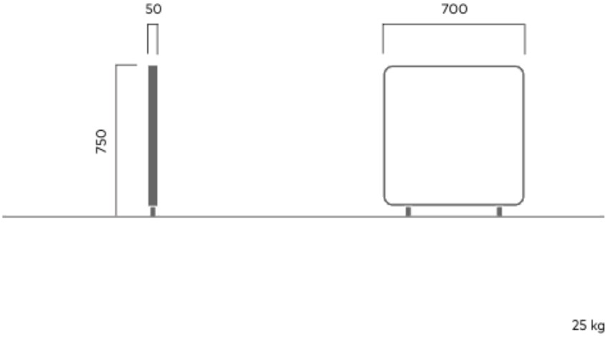 VESTRE Скамья из стали и дерева со спинкой Hvilan sun-id-1472735 - Вид №8