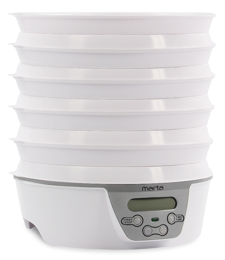9934672 Сушилка для овощей и фруктов MARTA MT-FD1888D белый STDN-0035147 - Вид №1