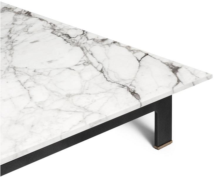 DE PADOVA Квадратный мраморный журнальный столик Flying landscape sun-id-1483204 - Вид №1