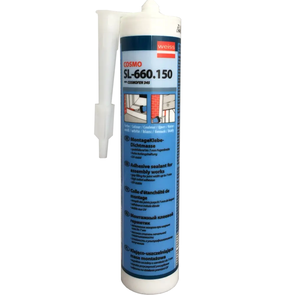 Силиконовый герметик COSMOFEN 345 белый 305 г 82905271 STLM-0037748