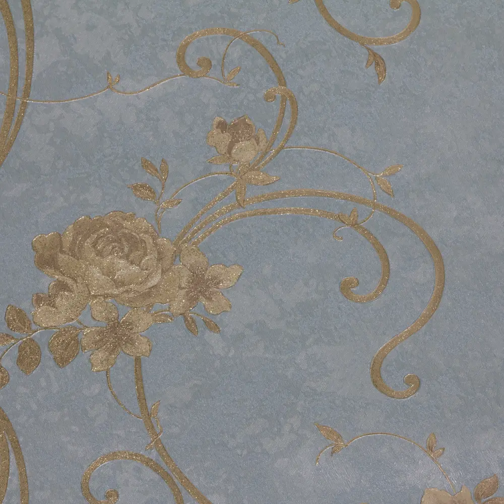 Обои флизелиновые Euro Decor Елизавета синие 1.06 м 1013-03 15530338 STLM-2103843 - Вид №1