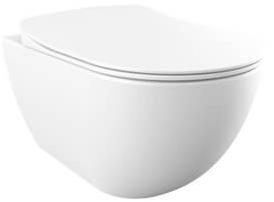 FE322-00MB00E-0000 FREE Унитаз подвесной безободковый с биде БЕЛЫЙ МАТОВЫЙ Creavit Free - Вид №1