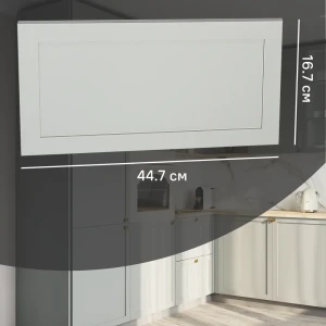 Фасад для ящика под духовку Кинель 44.7x16.7 см KONSENSA массив ясеня серо-зеленый 89398697