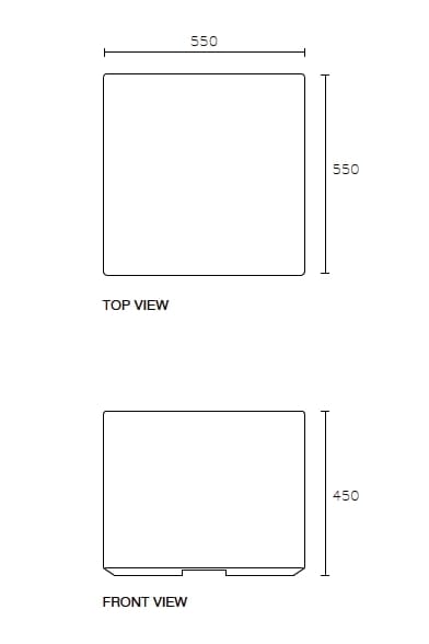 Бетонное наружное сиденье SIT Box to Box ARCH-00078483 - Вид №2