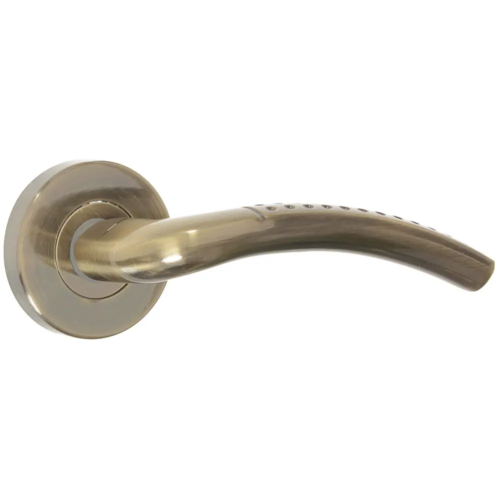 Ручки дверные на розетке ASS-S6311, цвет античная бронза EDSON STLM-2000558