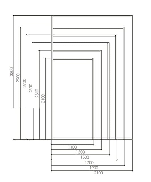 Стеклянная дверь ADL Quadra ARCH-00120726 - Вид №3