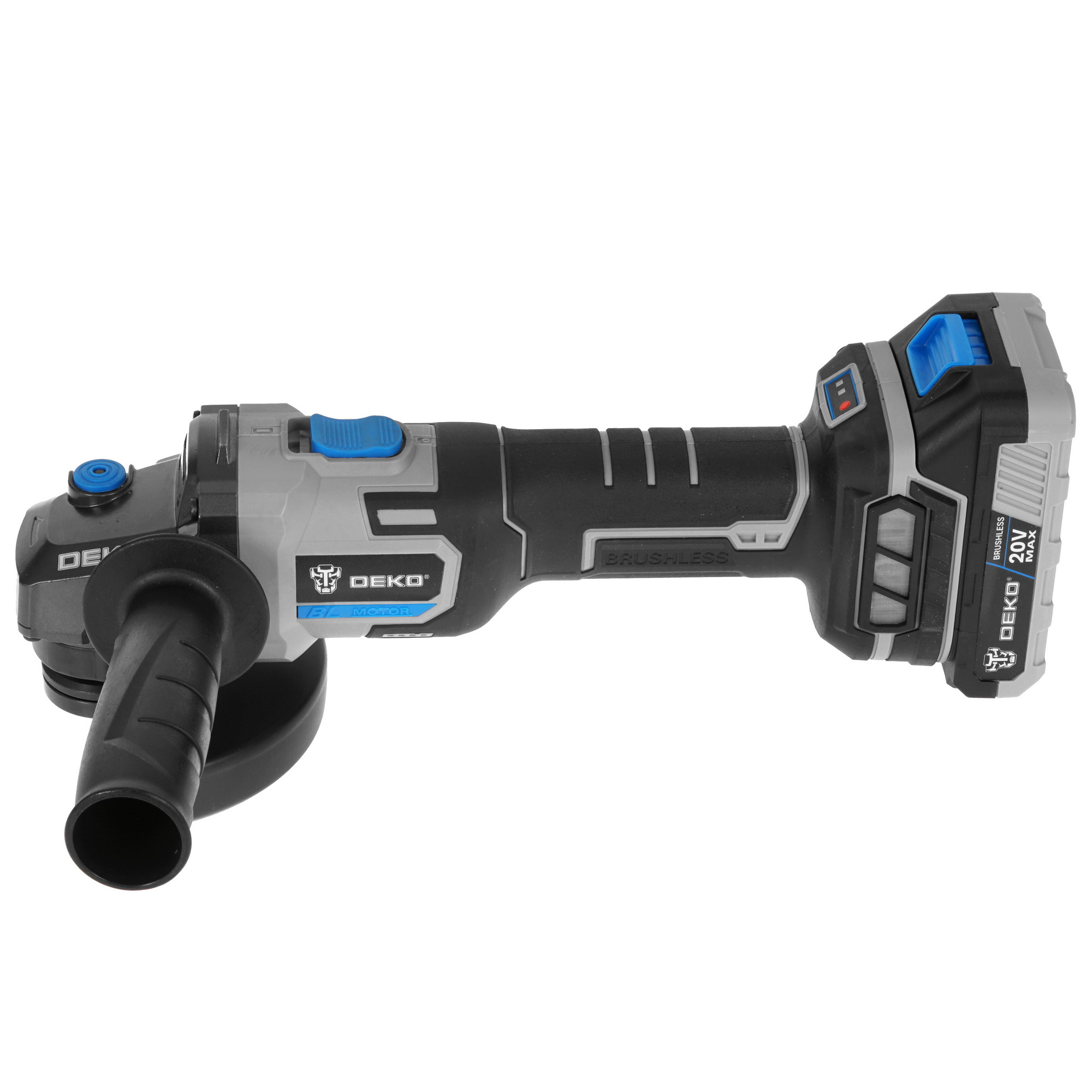 Углошлифовальная машина (УШМ) DEKO DKAG20 MAX 20V 5445898 STDN-0114738 - Вид №2