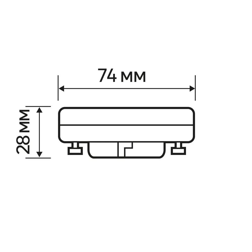 Santreyd LED лампа GX53 матовая 6Вт - экономное освещение с теплым светом 82991543 STLM-0916148 - Вид №6